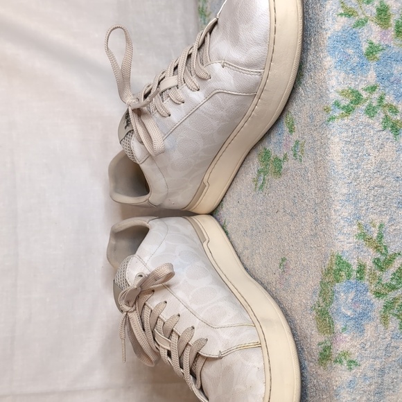 Coach Clip Low Top Off White Sneaker mens 13 - Picture 6 of 9